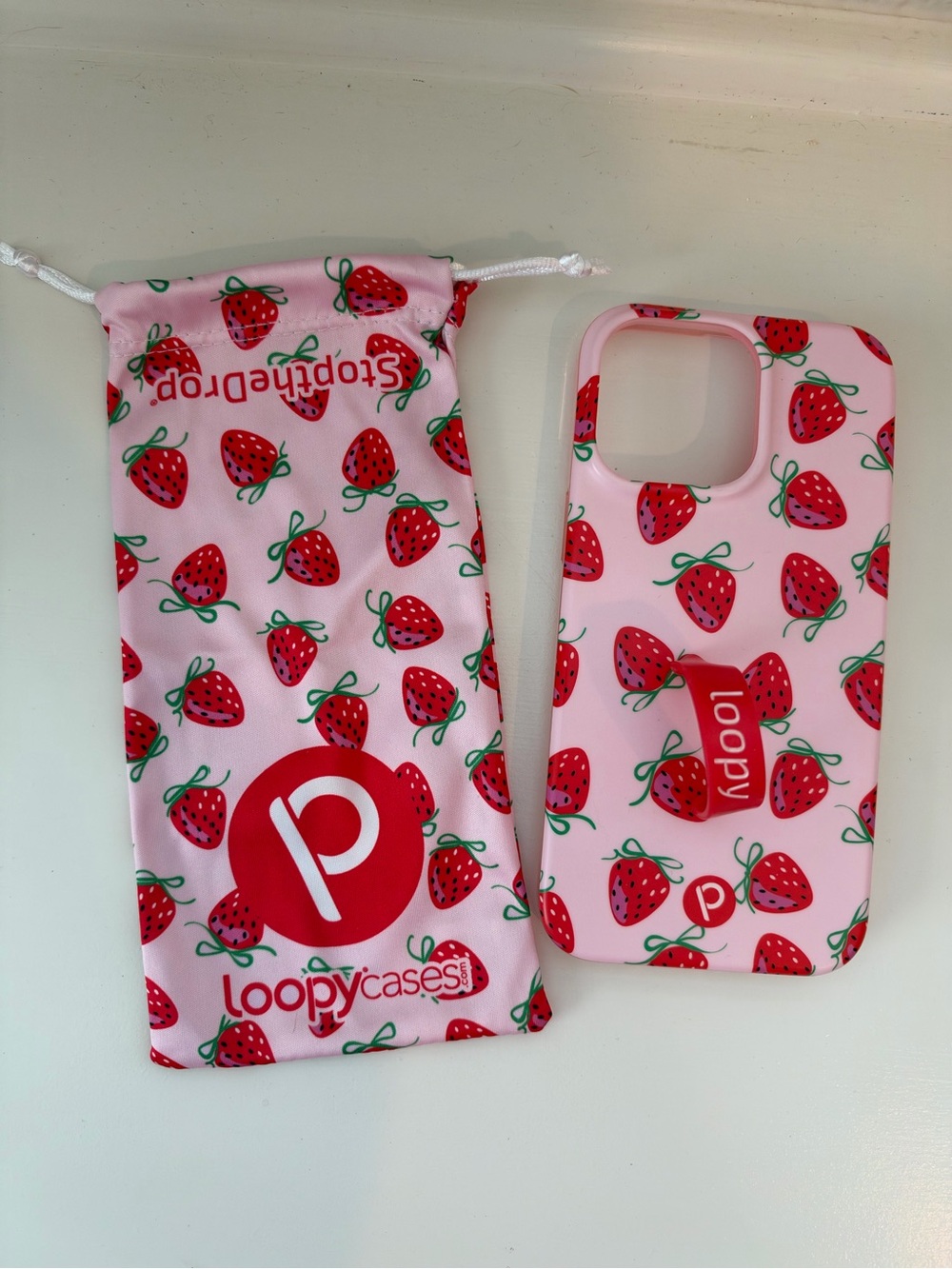 Loopy case IPhone 14 Pro Max Strawberry